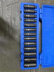 CORNWELL TOOLS BLUE POWER CBPI2M 13 PC DEEPWELL METRIC SOCKET SET WITH CASE